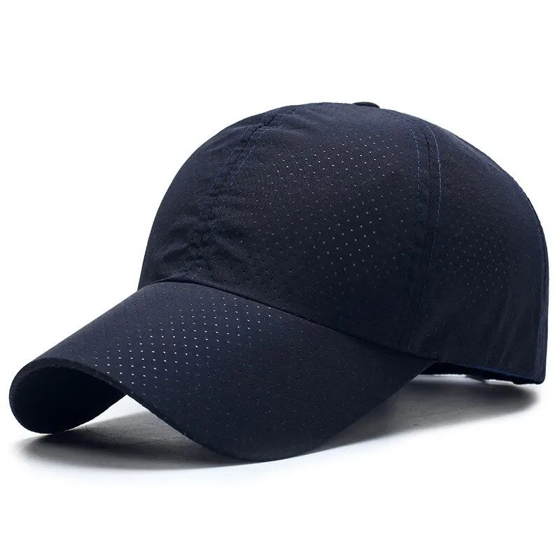 Unisex Solid Color Mesh Baseball Cap Breathable Adjustable Korean Style Sun Hat